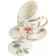 Заварочная чашка с блюдцем Прованс Nuova Ceramica 13 см