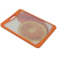 Кухонная доска Microban FLUTTO 37*25см Оранжевый апельсин