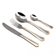 Набор столовых приборов Herdmar Isis-2 24 предмета полированый с декором