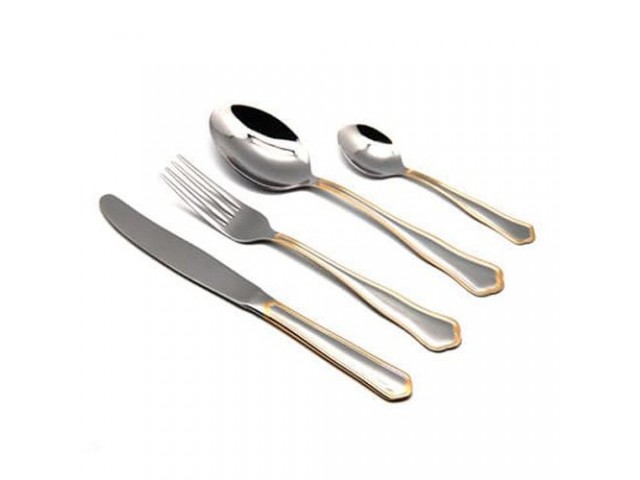 Набор столовых приборов Herdmar Isis-2 24 предмета полированый с декором