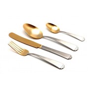 Набор столовых приборов Herdmar Spiga Old Gold на 6 персон 24 предмета