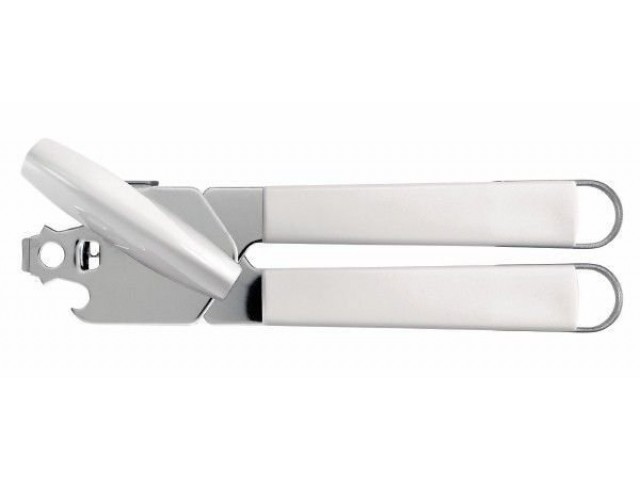 Консервный нож с открывалкой, пластиковая ручка Белый Brabantia