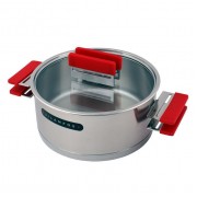 Кастрюля Silampos РЭЙНБОУ 1,0л (14см) красный цвет