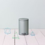 Ведро для мусора с педалью Brabantia 12л мятный металлик Ведро для мусора с педалью Brabantia 12л мятный металлик