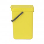 Встраиваемое мусорное ведро Brabantia Sort & Go 12 л Желтый Встраиваемое мусорное ведро Brabantia Sort & Go 12 л Желтый