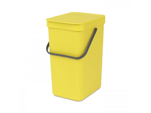 Встраиваемое мусорное ведро Brabantia Sort & Go 12 л Желтый Встраиваемое мусорное ведро Brabantia Sort & Go 12 л Желтый