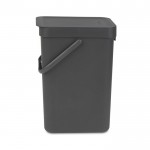 Встраиваемое мусорное ведро Brabantia Sort & Go 12 л Серый