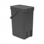 Встраиваемое мусорное ведро Brabantia Sort & Go 12 л Серый
