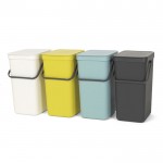 Встраиваемое мусорное ведро Brabantia Sort & Go 12 л Серый