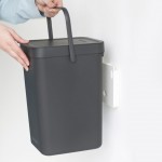 Встраиваемое мусорное ведро Brabantia Sort & Go 12 л Серый