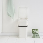 Встраиваемое мусорное ведро Brabantia Sort & Go 16 л Белый