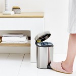 Мусорный бак Brabantia с педалью newIcon 5л, стальной полированный