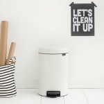 Мусорный бак newicon 5 л Brabantia металлическое внутреннее ведро, Белый Мусорный бак newicon 5 л Brabantia металлическое внутреннее ведро, Белый