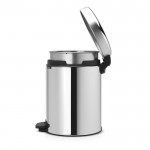 Мусорный бак newicon 5 л Brabantia металлическое внутреннее ведро, стальной полированный