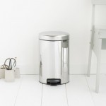 Мусорный бак newicon 5 л Brabantia металлическое внутреннее ведро, стальной полированный