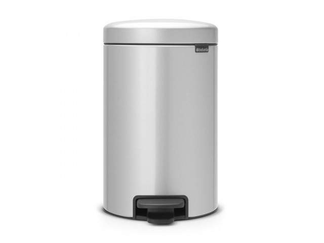 Мусорный бак newicon 12 л Серый металлик Brabantia с педалью