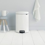 Мусорный бак newicon 12 л Минерально-белый Brabantia с педалью