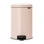 Мусорный бак Brabantia с педалью newIcon 20л Розовый
