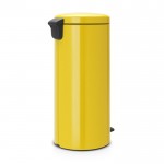 Мусорный бак Brabantia с педалью newIcon 30л Желтый