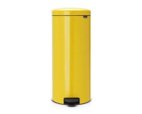 Мусорный бак Brabantia с педалью newIcon 30л Желтый