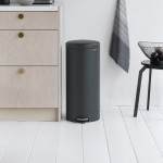 Мусорный бак newicon 30 л Brabantia Минерально-графитовый Мусорный бак newicon 30 л Brabantia Минерально-графитовый