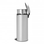 Мусорный бак с педалью Brabantia newIcon 30 л со съемным металлическим внутренним ведром