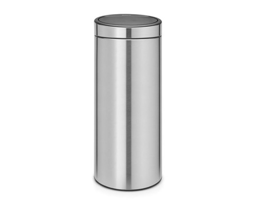Мусорный бак Touch Bin New 30 л стальной матовый Brabantia