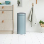 Мусорный бак Touch Bin New 30 л Мятный металлик Brabantia
