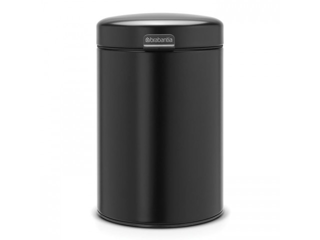 Мусорный бак newIcon настенный 3л Черный матовый Brabantia