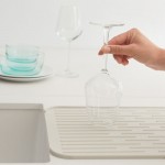 Силиконовый коврик для сушки посуды Sink Side Светло-серый Brabantia
