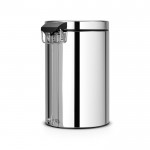 Ведро для мусора с педалью Brabantia 12л стальной полированный Ведро для мусора с педалью Brabantia 12л стальной полированный