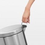 Ведро для мусора с педалью Brabantia 12л стальной полированный Ведро для мусора с педалью Brabantia 12л стальной полированный