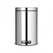 Ведро для мусора с педалью Brabantia 12л стальной полированный
