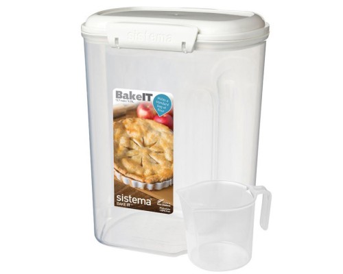 Контейнер 3,25л с чашкой Sistema BAKE-IT