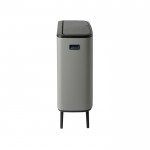 Мусорный бак Touch Bin Bo HI 60 л Brabantia минерально-серый