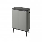 Мусорный бак Touch Bin Bo HI 60 л Brabantia минерально-серый