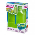 Набор Snack: контейнер и бутылка 475мл Sistema