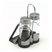 Набор для соли и перца Hans & Gretchen на подставке