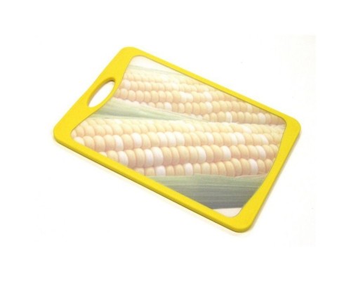 Кухонная доска Microban FLUTTO 20*14см Желтая кукуруза