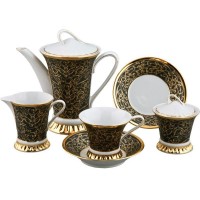 Сервиз чайный Rudolf Kampf Византия 2244 на 6 персон 15 предметов в подарочном коробе
