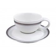 Чашка низкая с блюдцем 0,2 л Rudolf Kampf Мария-Тереза 0011