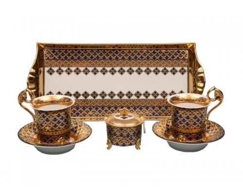 Подарочный набор чайный Тет-а-тет Rudolf Kampf Национальные Традиции 2075 на 2 персоны в подарочном коробе 0,1 л