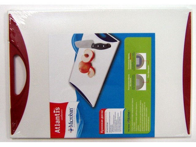 Кухонная доска Microban VOLTA 29*20см Белая