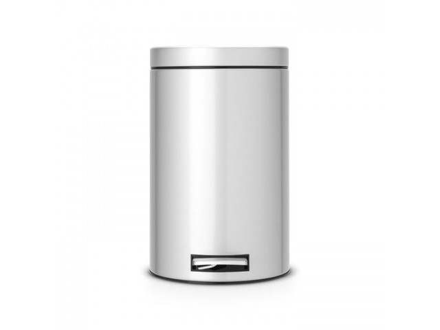 Мусорный бак Brabantia 12л Классический, Серый металлик