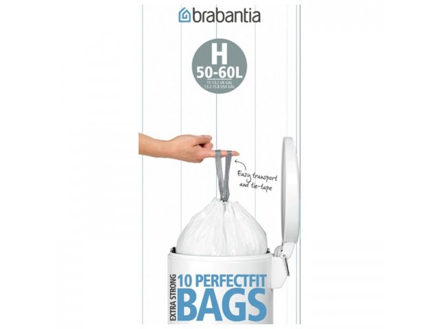 Пакет пластиковый Brabantia 40/50л 10шт