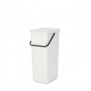 Ведро для мусора Sort&Go Brabantia 40 л белый