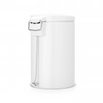 Ведро для мусора с педалью белое Brabantia 12л