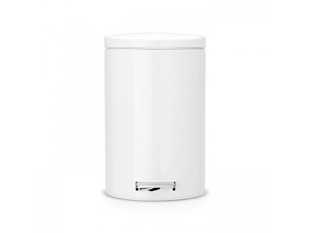 Ведро для мусора с педалью белое Brabantia 12л