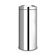 Урна для бумаг с защитой от возгорания 30 л стальной полированный Brabantia