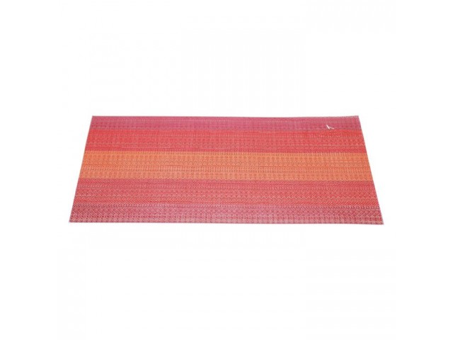 Подставка под горячее Hans & Gretchen полимер 30х40см красная широкие полосы